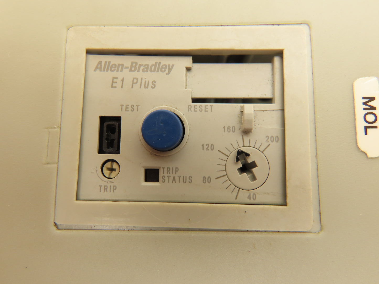 Allen Bradley 193-EEJF E1 Plus Overload Relay 40-200A 600VAC Trip Range 10-30