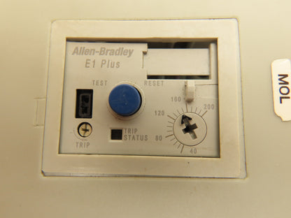 Allen Bradley 193-EEJF E1 Plus Overload Relay 40-200A 600VAC Trip Range 10-30