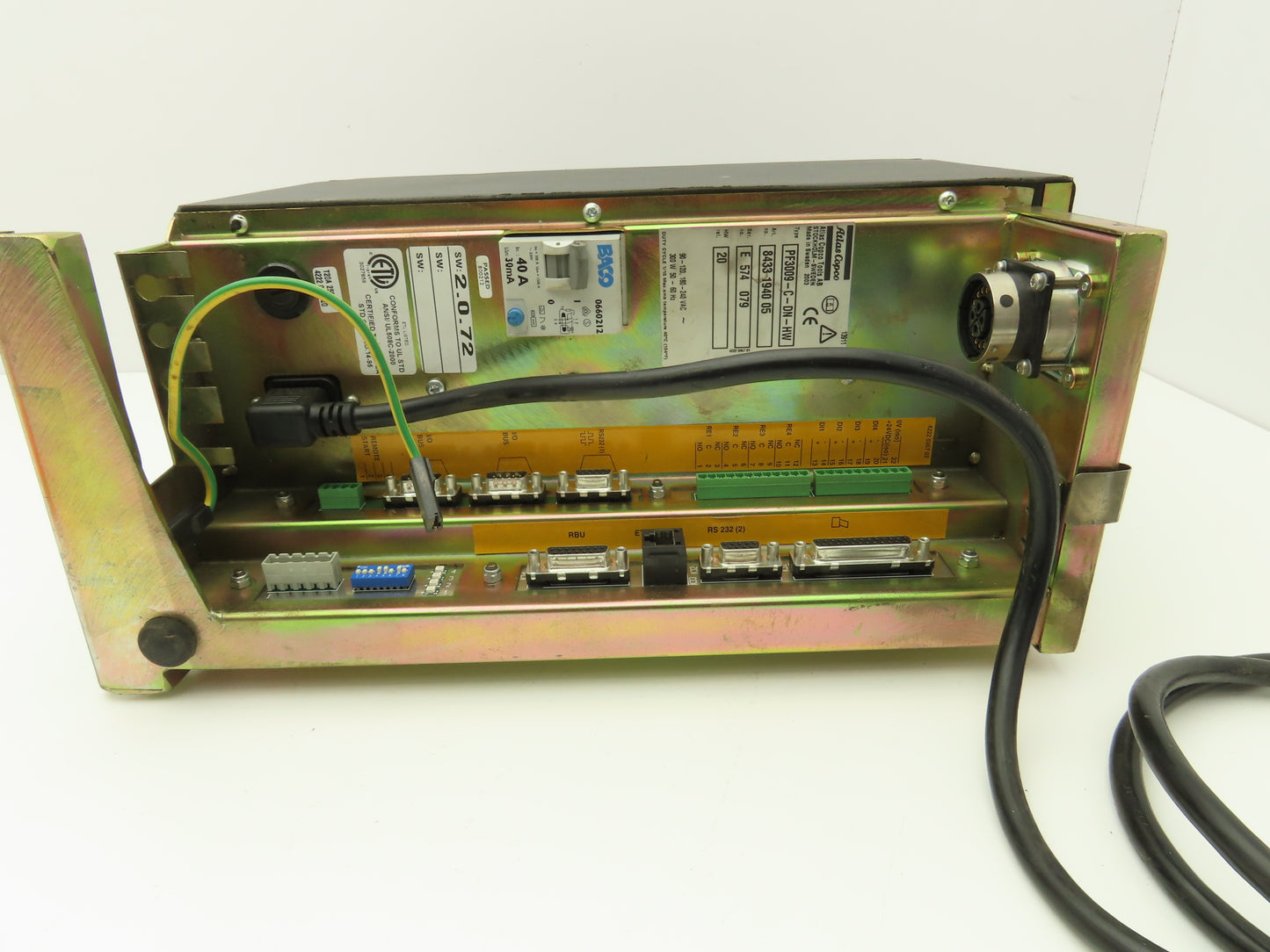 Atlas Copco PF3009-C-DN-HW Tensor S9 Nutrunner Torque Controller 8433 1940 05