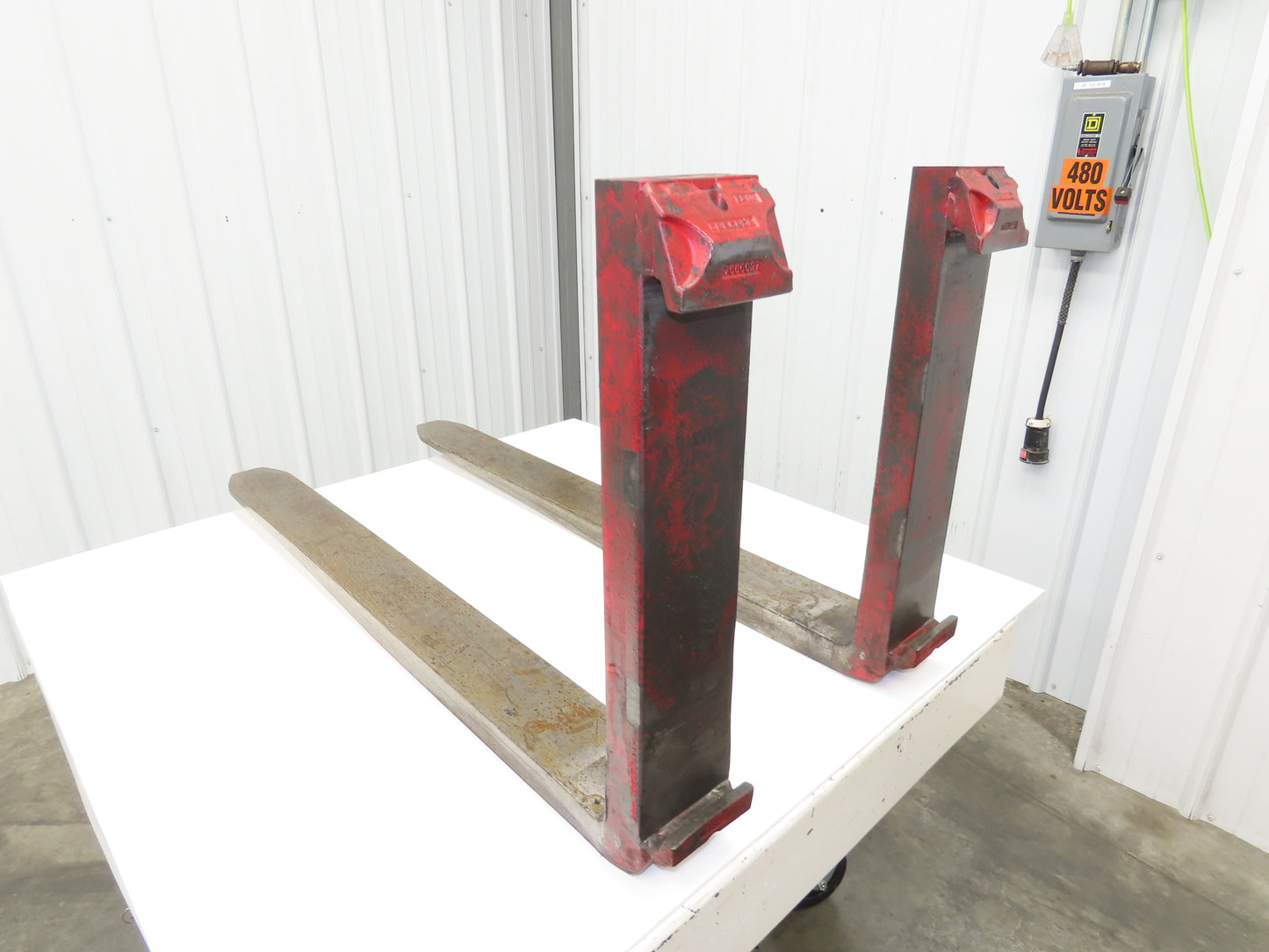 Cascade 7000027 4-3/4 X 47-3/4" Class 3 Steel Forklift Forks 20" Carriage 1-Pair