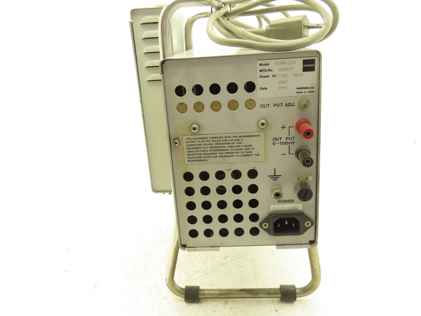 Horiba OCMA-220 Oil Content Analyzer 115VAC 60Hz 50VA
