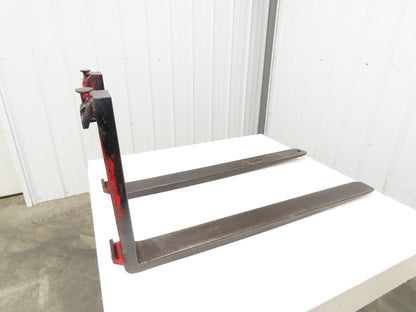 Kenhar K2100U 4x42" Class 2 Steel Forklift Forks 16" Carriage 1-Pair