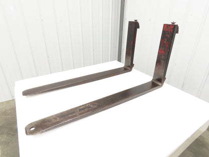 Kenhar K2100U 4x42" Class 2 Steel Forklift Forks 16" Carriage 1-Pair