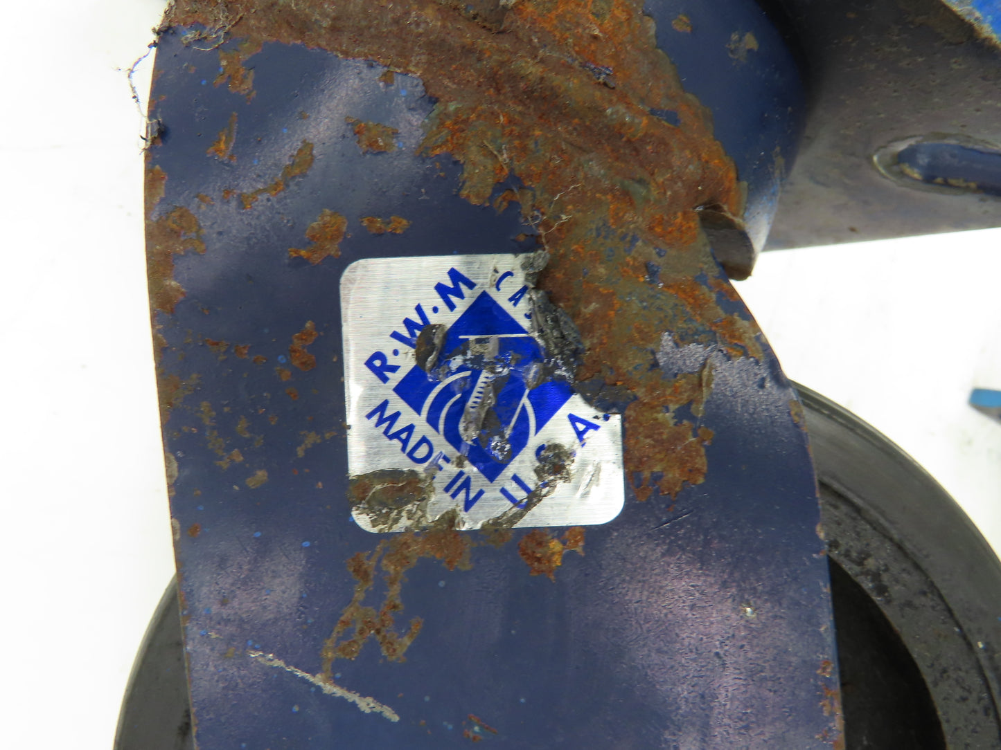 RWM Heavy Duty Casters 6"x 3" Height 8" Plate 7-1/4"x 5-1/4" Swivel Lot of 2