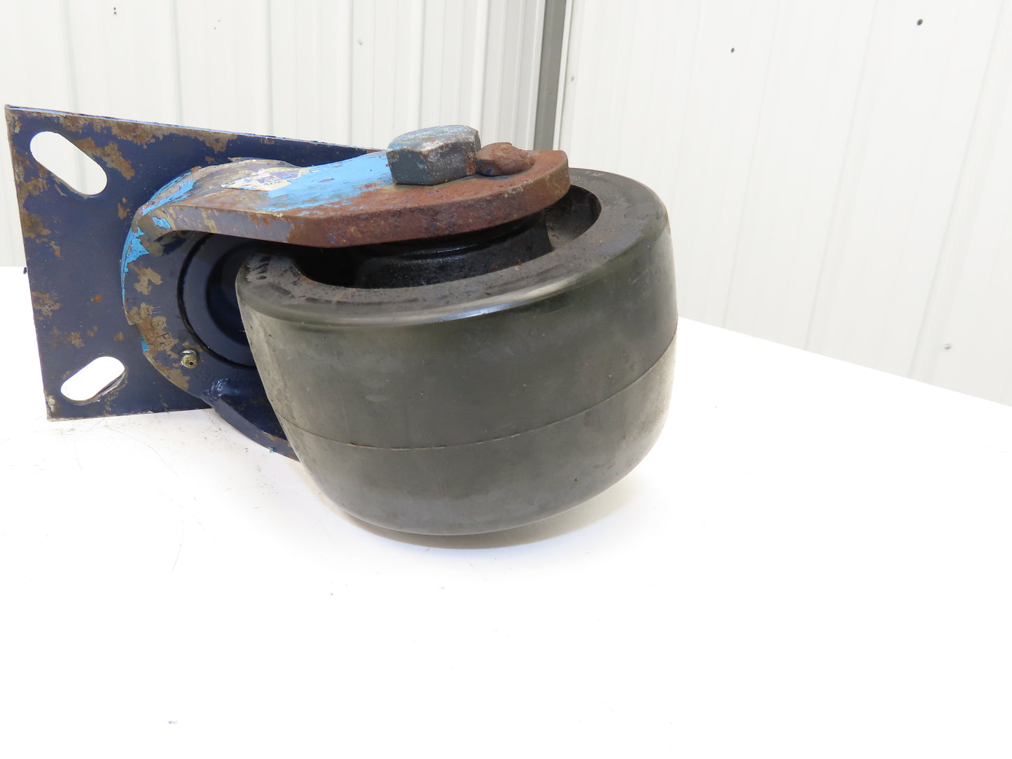 RWM Heavy Duty Casters 6"x 3" Height 8" Plate 7-1/4"x 5-1/4" Swivel Lot of 2