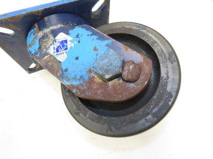 RWM Heavy Duty Casters 6"x 3" Height 8" Plate 7-1/4"x 5-1/4" Swivel Lot of 2