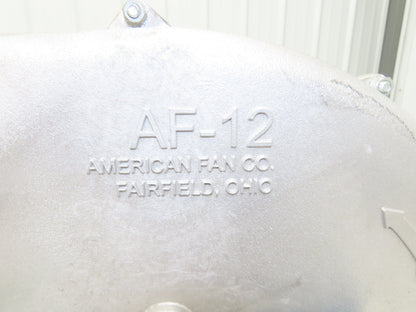 Howden AF-12-R13032-7 Cast Aluminum Pressure Blower 13" Fan 230/460V 2HP 3Ph