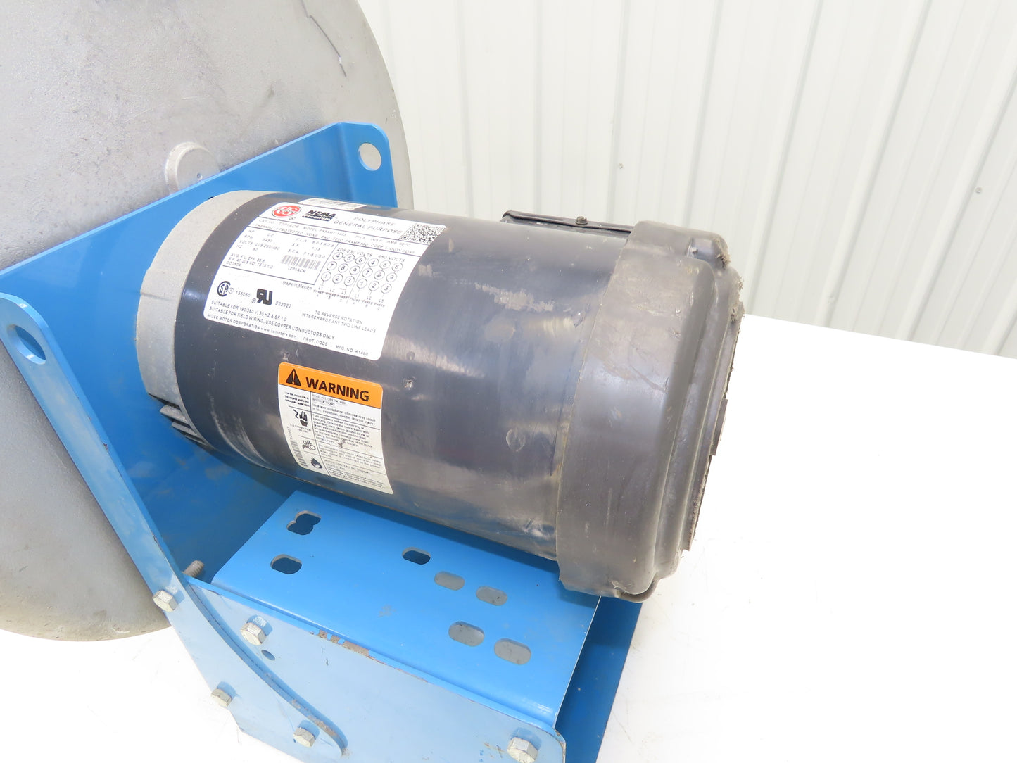 Howden AF-12-R13032-7 Cast Aluminum Pressure Blower 13" Fan 230/460V 2HP 3Ph