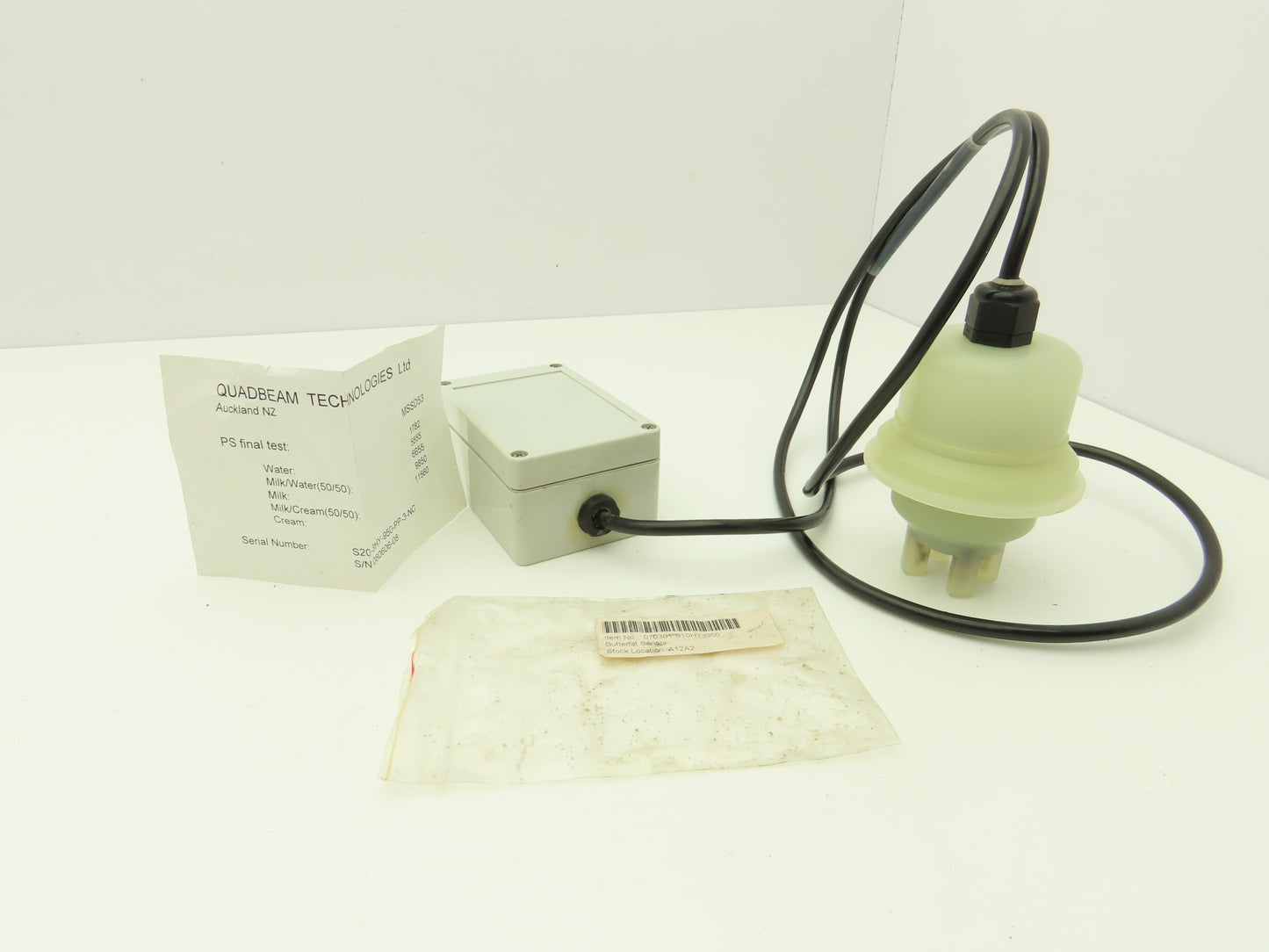 Quadbeam S20-3HY-950-PP-2-NC Suspended Solids Milk Fat Sensor 3" Tri-Clamp