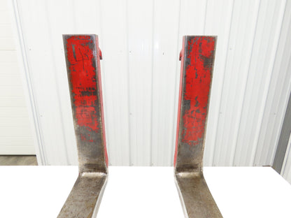 Crown 094182-3 4x42" Class 2 Steel Forklift Forks 16" Carriage 1-Pair