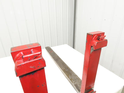 Crown 094182-3 4x42" Class 2 Steel Forklift Forks 16" Carriage 1-Pair