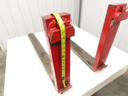 Crown 094182-3 4x42" Class 2 Steel Forklift Forks 16" Carriage 1-Pair
