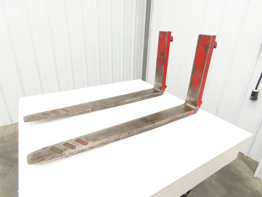 Crown 094182-3 4x42" Class 2 Steel Forklift Forks 16" Carriage 1-Pair