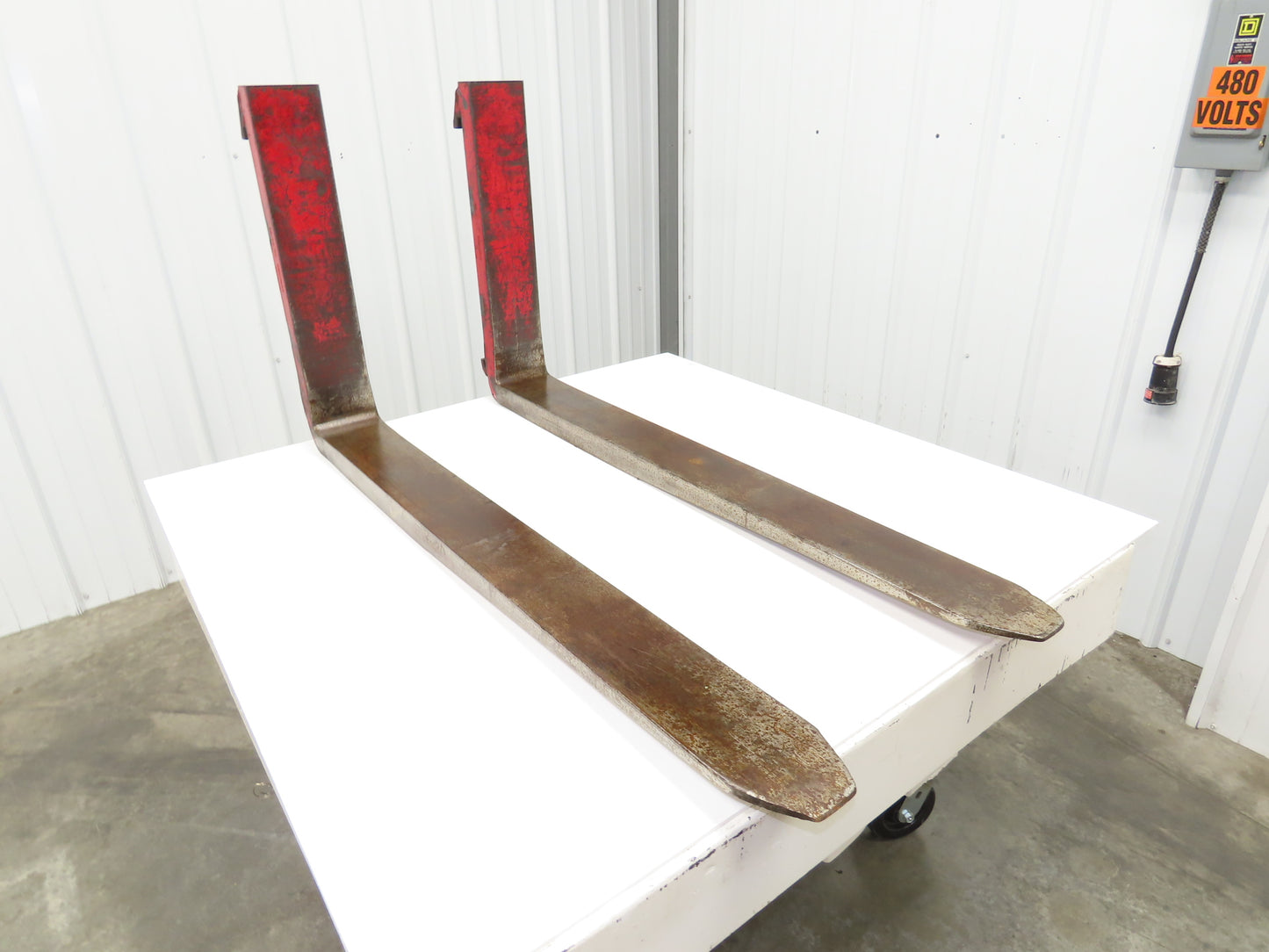 Cascade 7000027 4-3/4 X 47-3/4" Class 3 Steel Forklift Forks 20" Carriage 1-Pair