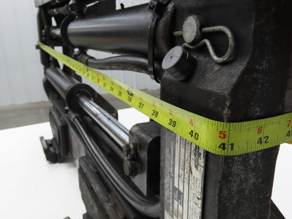 Cascade Forklift Class 3 SideShift Fork Positioner Attachment 20"x 41" W 10000lb