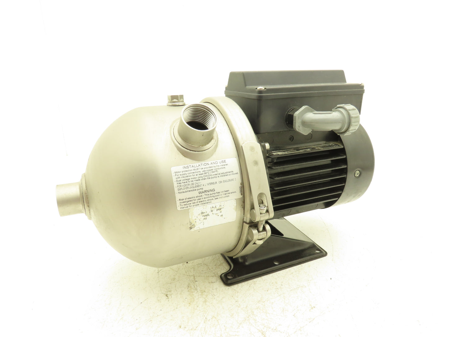 Grundfos CHI2-20 A-B-G-BQQV Stainless Centrifugal Pump 13gpm 145psi 115/230V 1PH