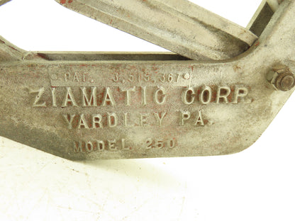 Ziamatic 250 Fire Hose Clamp/Choke 5" Rubber Pinch Surface Portable Aluminum