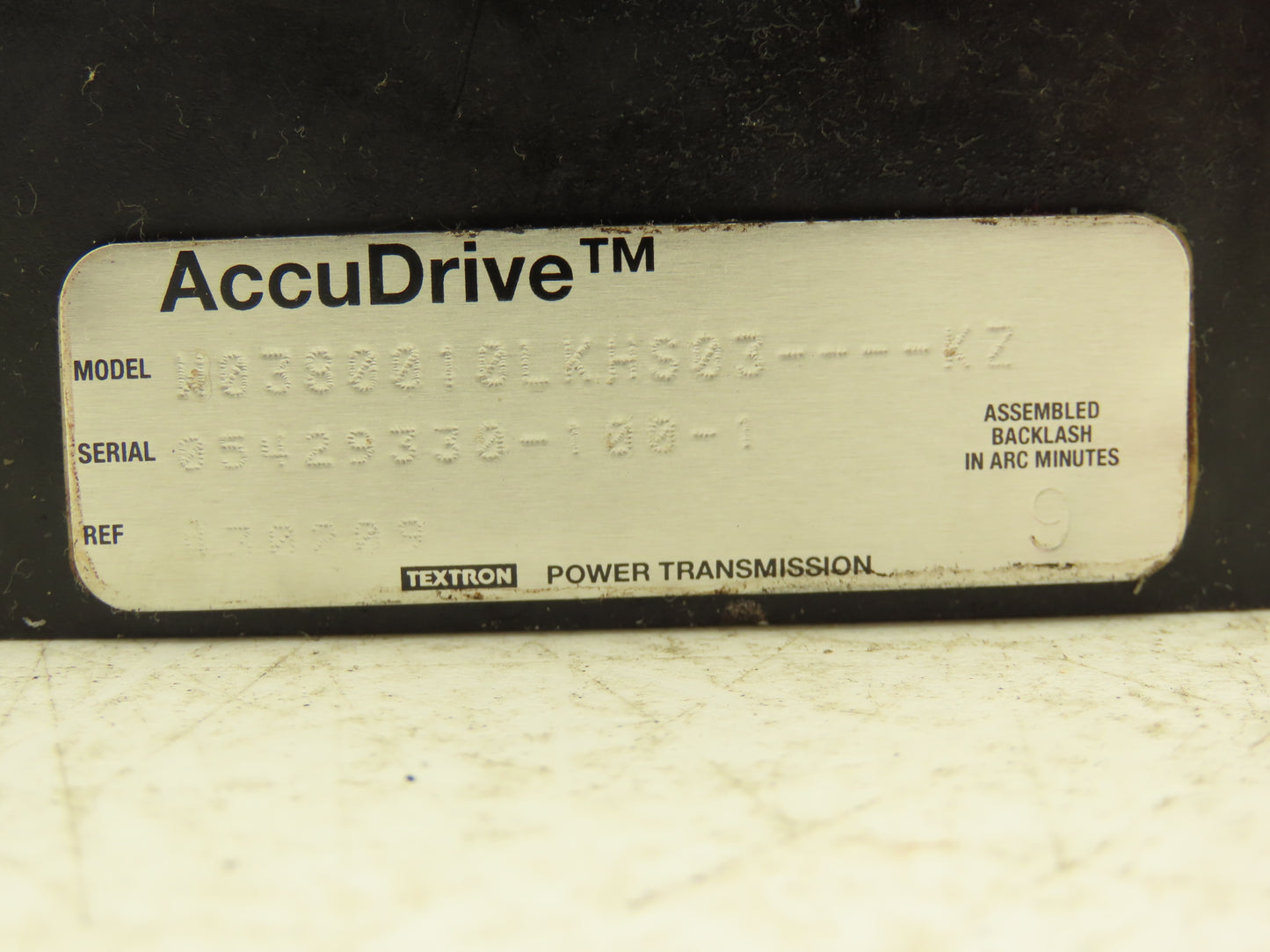 AccuDrive W0380010LKHS03 Servo Gearbox 10:1 Ratio Reducer 25mm Hollow Shaft