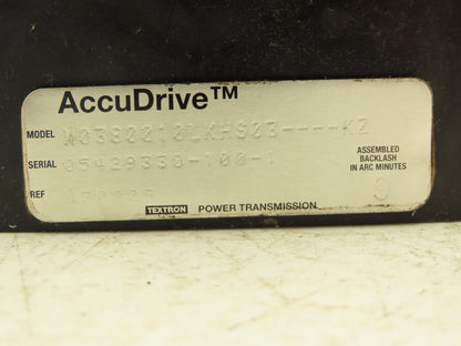AccuDrive W0380010LKHS03 Servo Gearbox 10:1 Ratio Reducer 25mm Hollow Shaft
