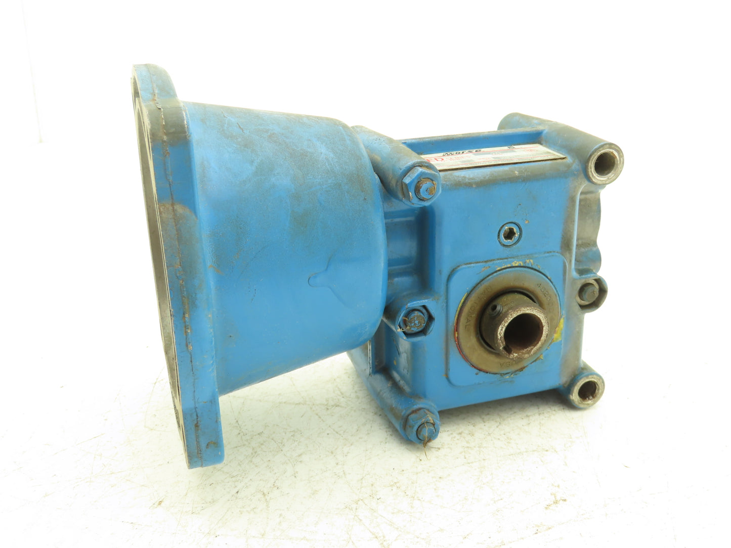 Morse 13GEDA Worm Gearbox 20:1 Reducer 88rpm 56C 5/8" Hollow Shaft ED Series