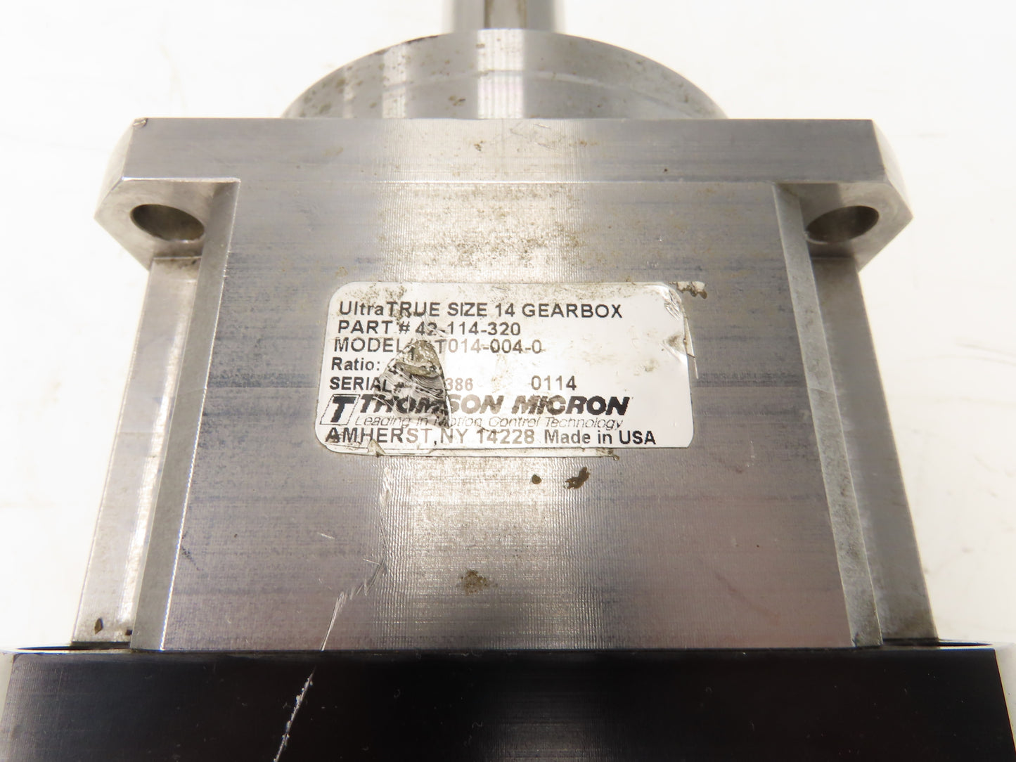 Thomson Micron UT014-004-0 UltraTrue Planetary Gearhead 4:1 Inline Reducer