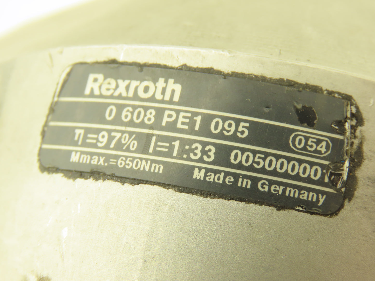 Rexroth 0 608 PE1 095 Nutrunner Spindle Gearbox 33:1 Reducer Spline Shaft 2-Bolt