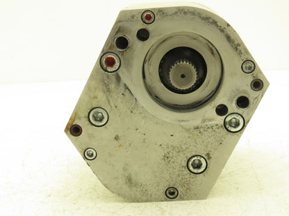 Rexroth 0 608 PE1 095 Nutrunner Spindle Gearbox 33:1 Reducer Spline Shaft 2-Bolt