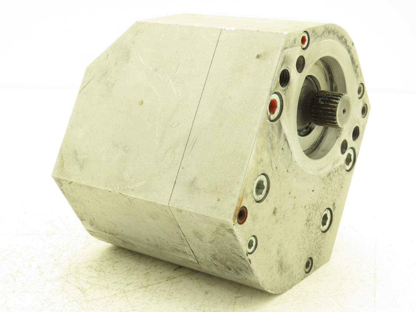 Rexroth 0 608 PE1 095 Nutrunner Spindle Gearbox 33:1 Reducer Spline Shaft 2-Bolt