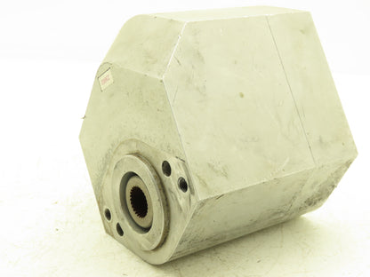Rexroth 0 608 PE1 095 Nutrunner Spindle Gearbox 33:1 Reducer Spline Shaft 2-Bolt