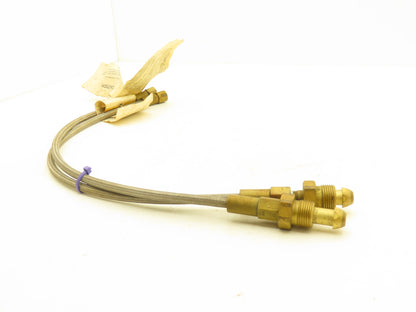 Western Enterprises A60001 High Pressure Gas Hose Stainless/Teflon 28" Lot of 2