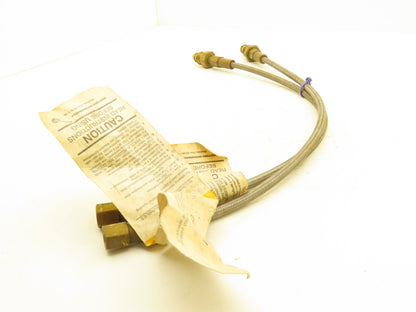 Western Enterprises A60001 High Pressure Gas Hose Stainless/Teflon 28" Lot of 2