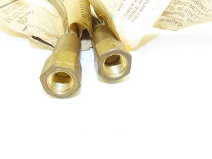 Western Enterprises A60001 High Pressure Gas Hose Stainless/Teflon 28" Lot of 2