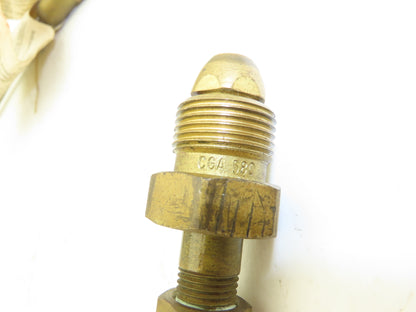 Western Enterprises A60001 High Pressure Gas Hose Stainless/Teflon 28" Lot of 3