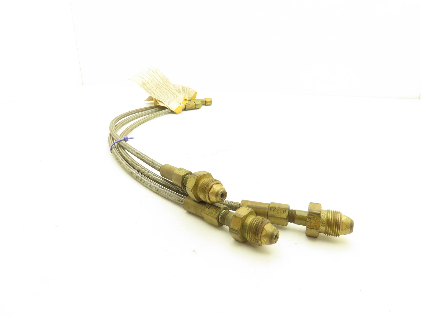 Western Enterprises A60001 High Pressure Gas Hose Stainless/Teflon 28" Lot of 3