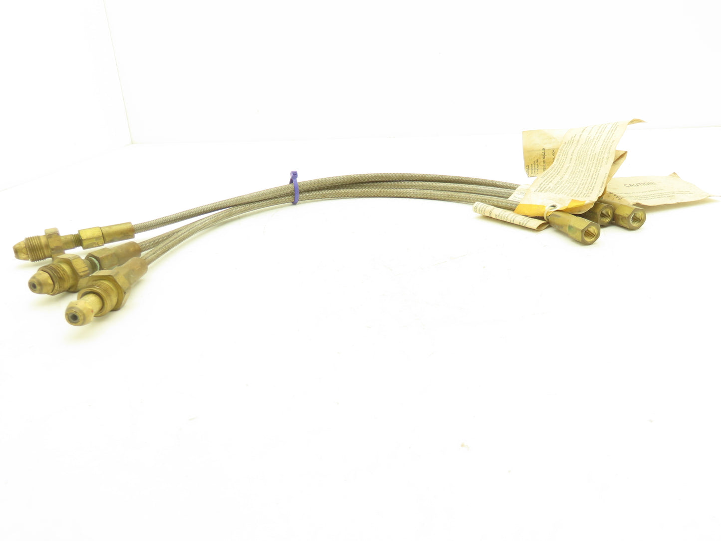 Western Enterprises A60001 High Pressure Gas Hose Stainless/Teflon 28" Lot of 3