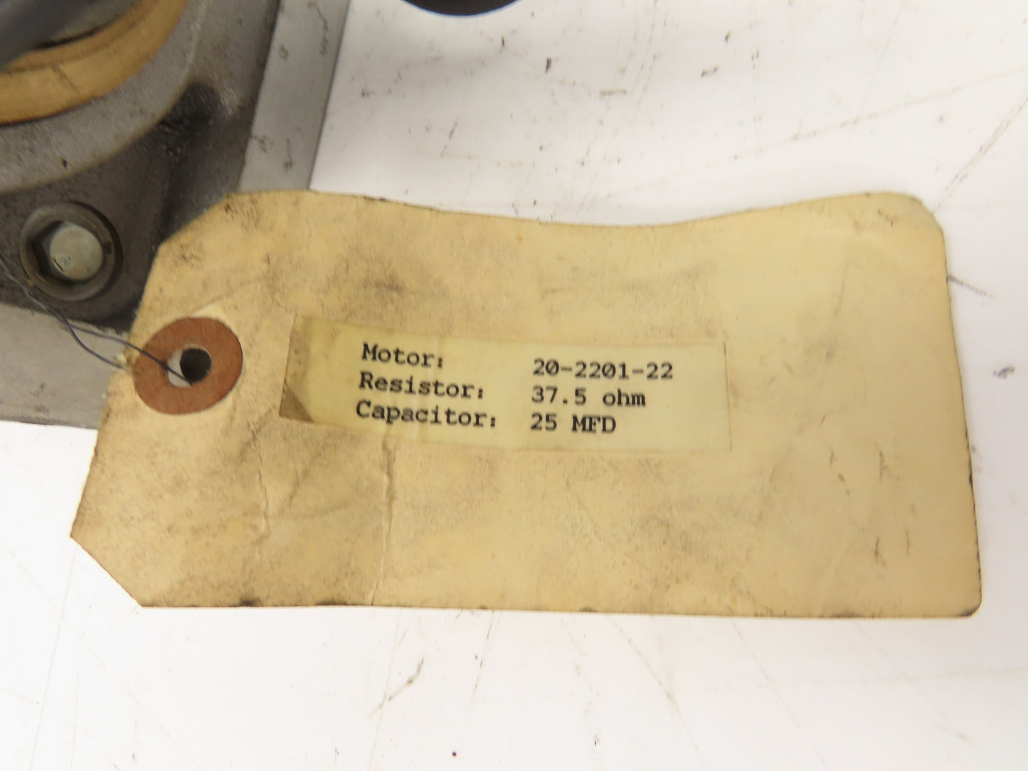 Beck 20-2201-22 Electric Valve Actuator Motor Spline Shaft