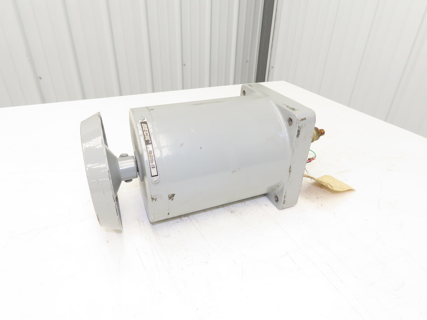 Beck 20-2201-22 Electric Valve Actuator Motor Spline Shaft