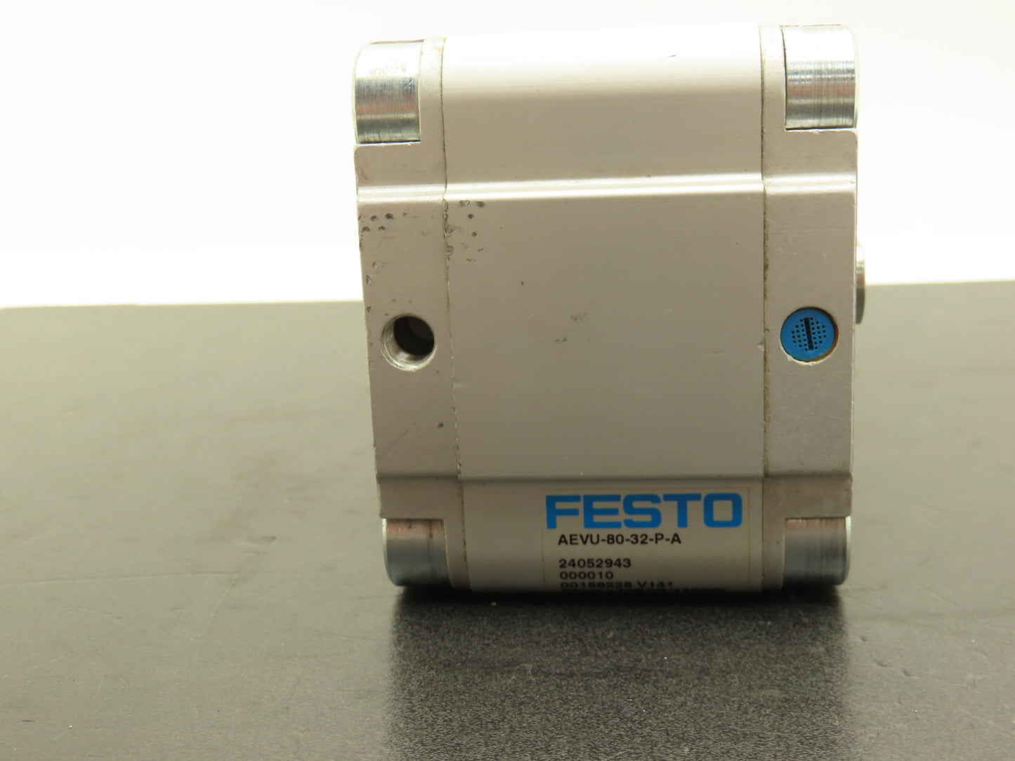 Festo AEVU-80-32-P-A Pneumatic Cylinder 80mm Bore 32mm Stroke 145PSI