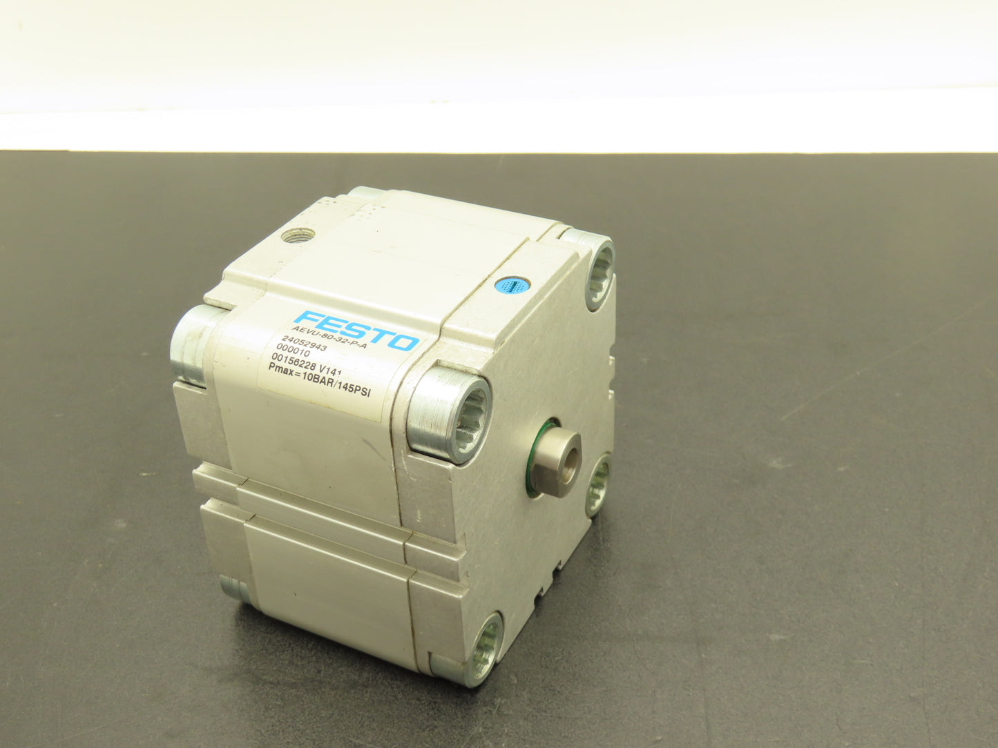 Festo AEVU-80-32-P-A Pneumatic Cylinder 80mm Bore 32mm Stroke 145PSI