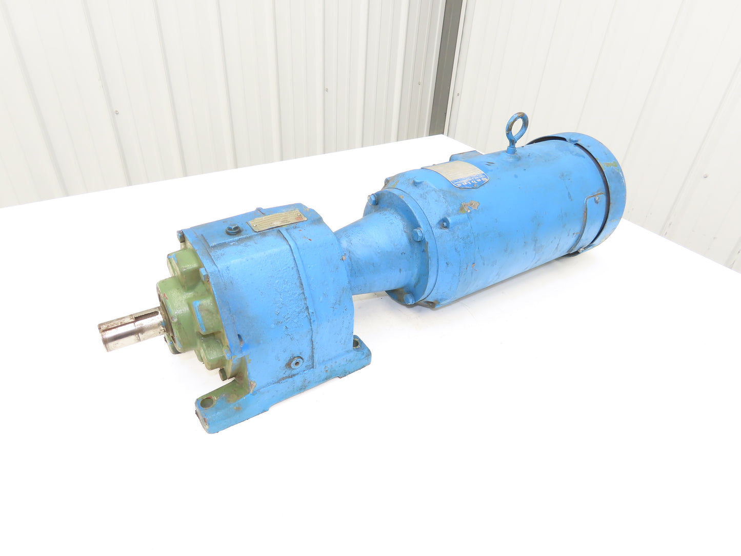 US Motors CBN2203SB3 Inline Gear Motor 31.5:1 Ratio 2Hp 55RPM 180V DC