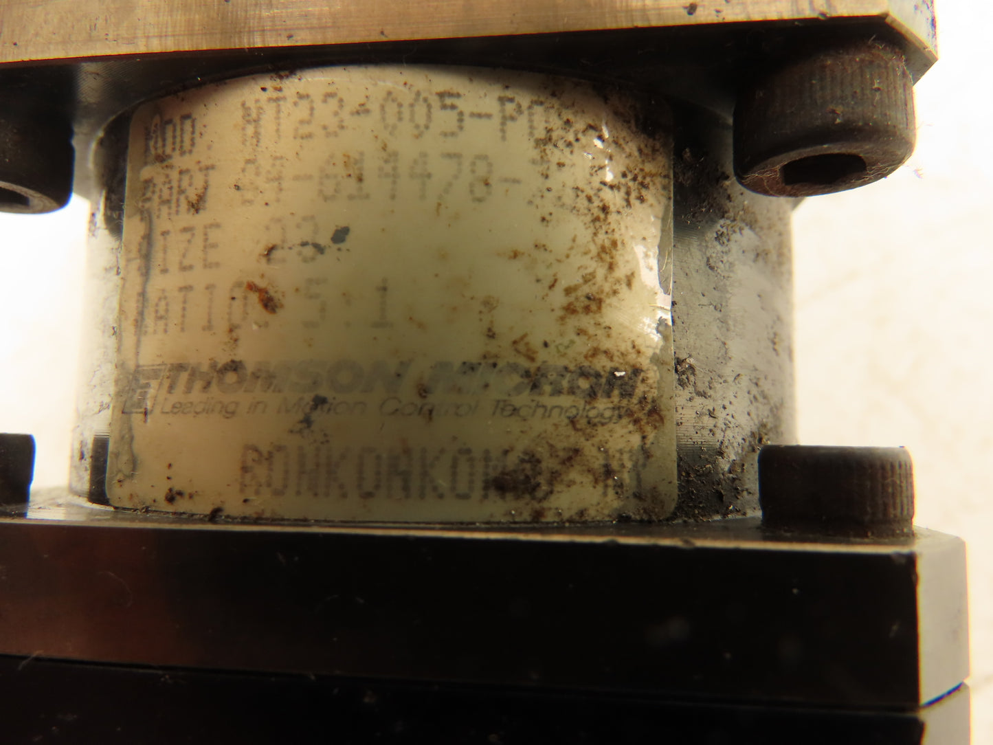 Thomson 34-614478-7395 Linear Actuator Drive Planetary Gearhead 12mm Shaft