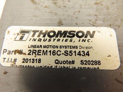 Thomson 34-614478-7395 Linear Actuator Drive Planetary Gearhead 12mm Shaft