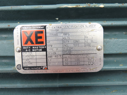 Reliance XE XT P28G3315F Duty Master AC Motor 25Hp 1770 RPM 230/460V 3PH 284T