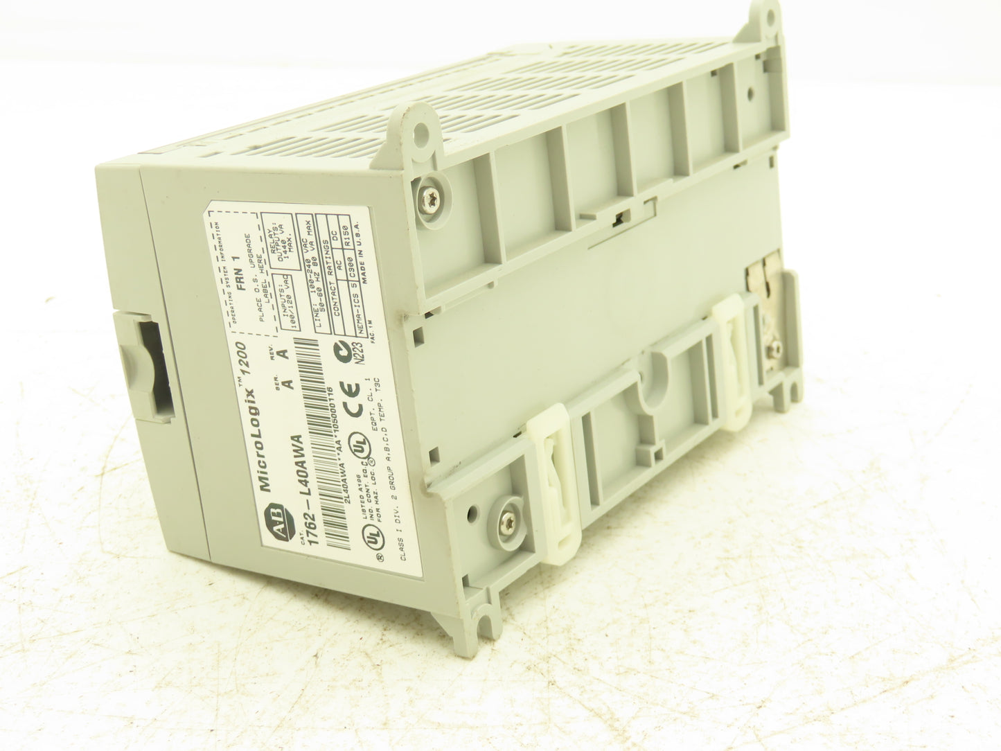 Allen Bradley 1762-L40AWA MicroLogix 1200 PLC Input Output I/O Module Series A