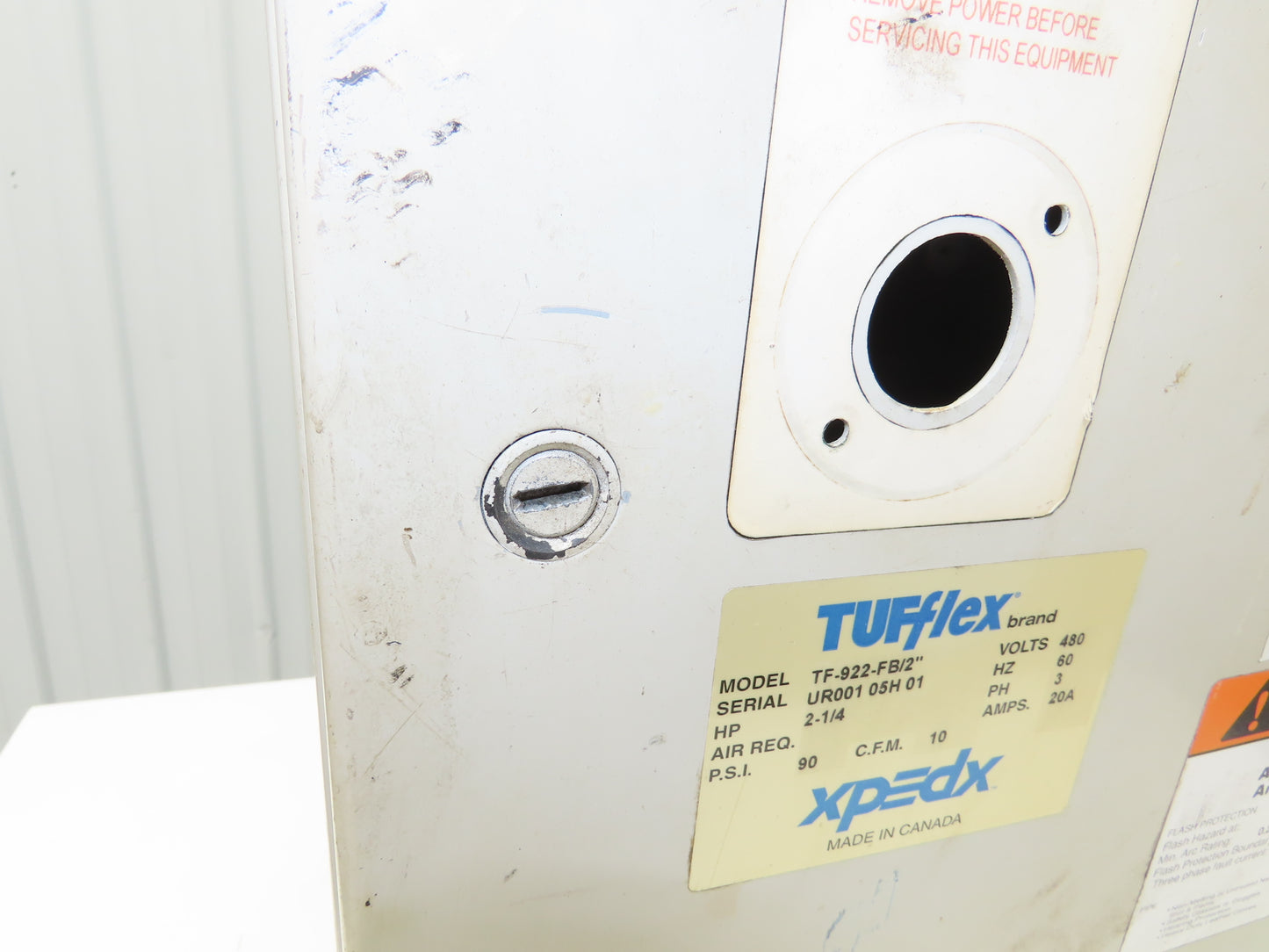 Hoffman C-SD24248 Electrical Enclosure Control Panel 24x24x8" with Back Plate