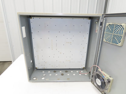 Hoffman C-SD24248 Electrical Enclosure Control Panel 24x24x8" with Back Plate