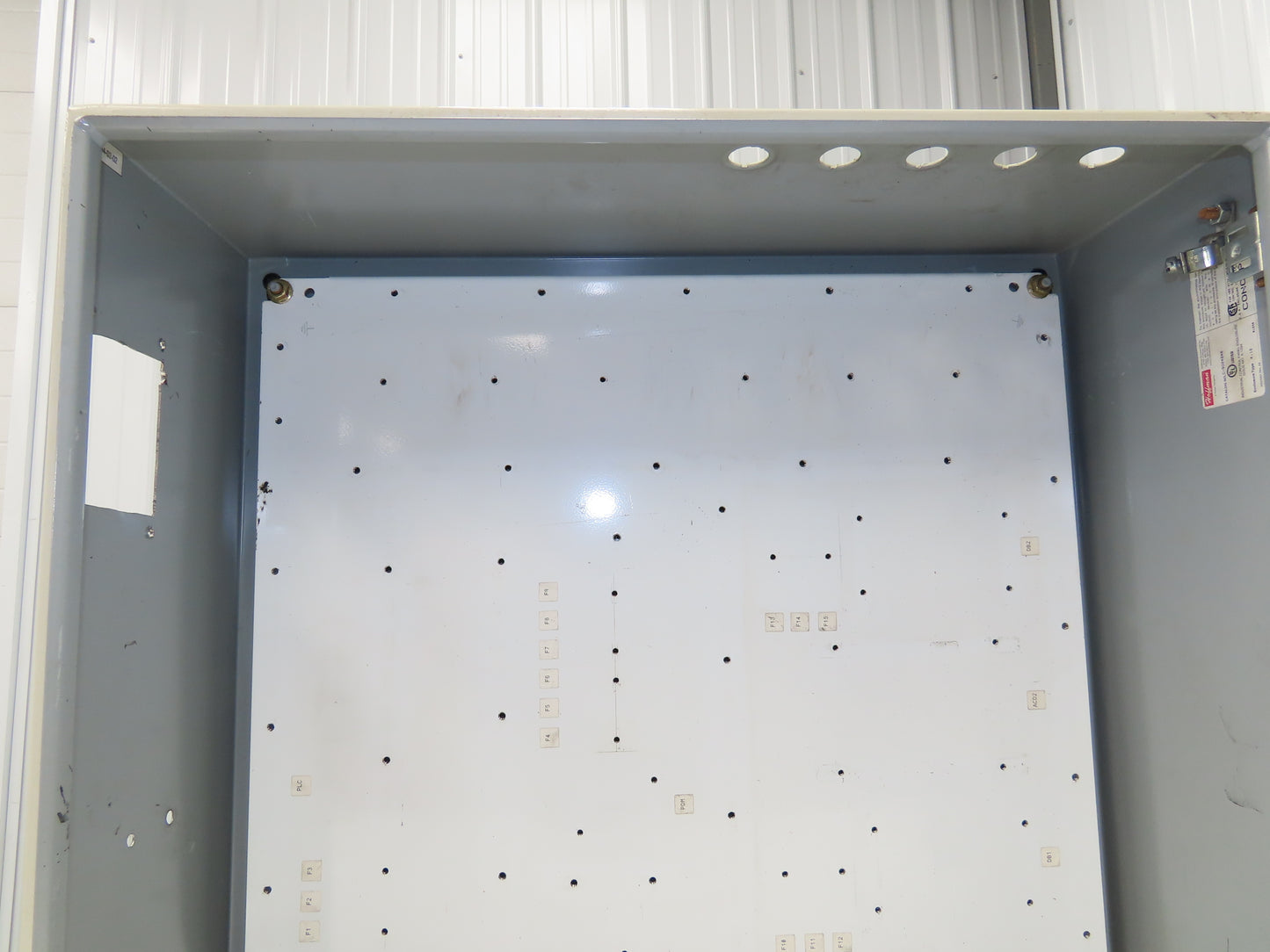 Hoffman C-SD24248 Electrical Enclosure Control Panel 24x24x8" with Back Plate