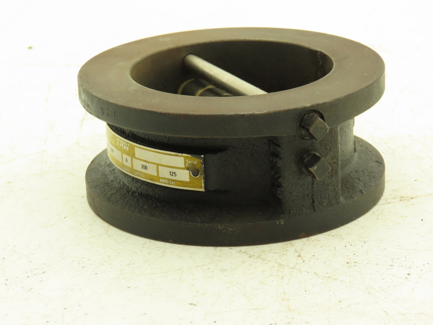 TRW Mission G12HMP Duo-Check Cast Iron 3" Wafer Check Valve Dual Plate Non Slam