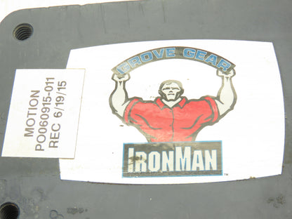 Ironman GR-HMQ-818-30-H1-56-12 Worm Gearbox 30:1 - 58rpm 56C 3/4"Hollow Shaft