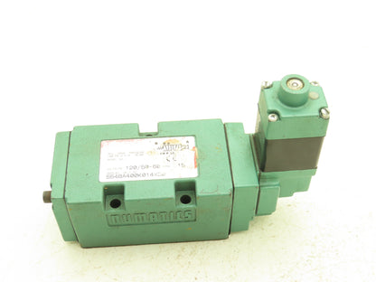 Numatics 554BA400K014X30 Pneumatic Valve W/120VAC Solenoid 50-60 Hz 120 PSI
